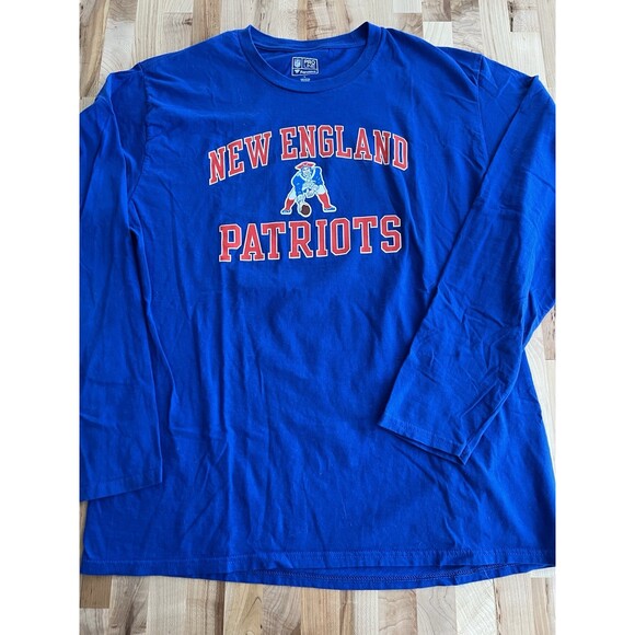 NFL Other - New England Patriots Long Sleeve Tee NFL Pro Line Blue Logo 100% Cotton Unisex L